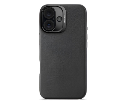 Etui do telefonów Decoded Leather Backcover iPhone 16 MagSafe black D25IPO16BC1BK